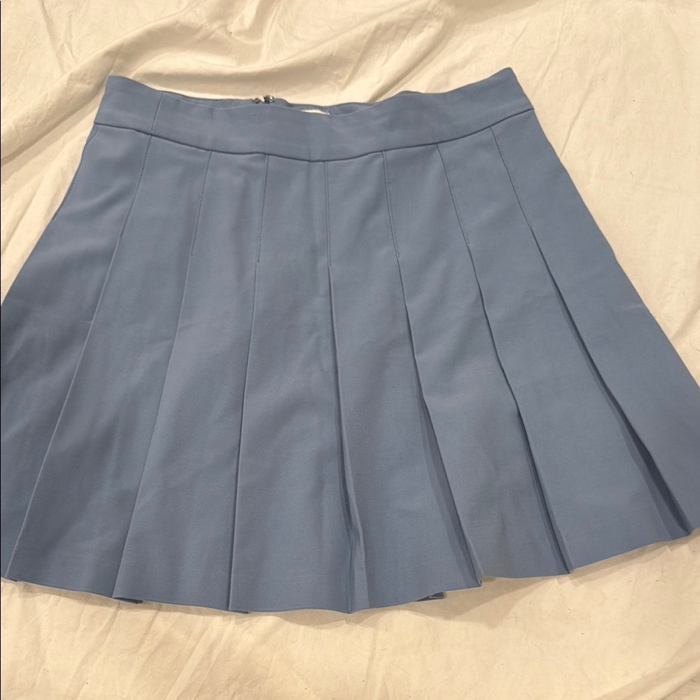 Sunday Best Sky Blue Mini Skirt